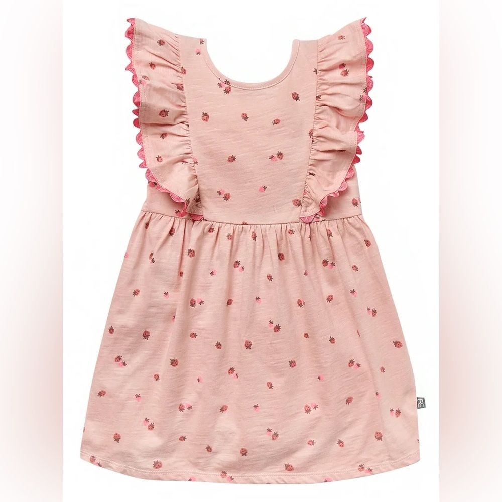 NWOT Modern Moments by Gerber Toddler Girl Ruffle Sleeve Dress, 4T